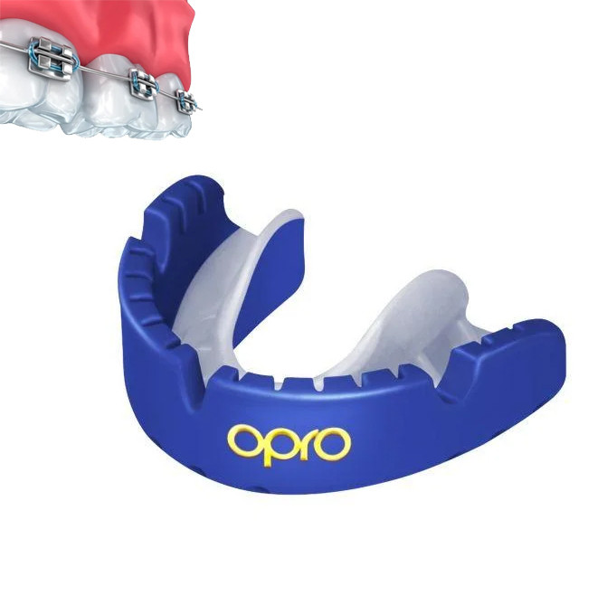 

Капа OPRO Gold Braces Prl Blue/Prl (art.002227006), Синий