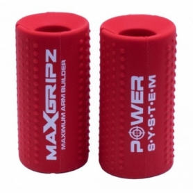 Расширители грифа Power System Max Gripz PS-4056 M 10*5 см Red (расширитель хвата), 2шт. - Фото №2