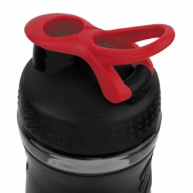 Бутылка спортивная-шейкер BlenderBottle SportMixer 820ml Black/Red - Фото №3