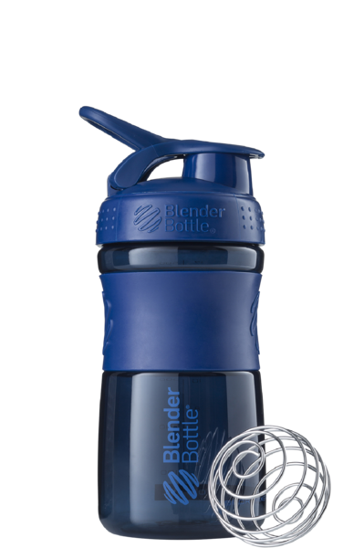 

Бутылка спортивная-шейкер BlenderBottle SportMixer 590ml Navy, Темно-синий