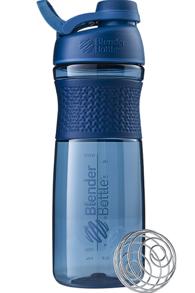 

Бутылка спортивная-шейкер BlenderBottle SportMixer Twist 820ml Navy, Темно-синий