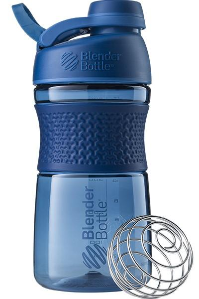 

Бутылка спортивная-шейкер BlenderBottle SportMixer Twist 590ml Navy, Темно-синий