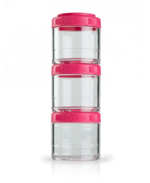 

Контейнер спортивный BlenderBottle GoStak 3 Pak Pink, Розовый