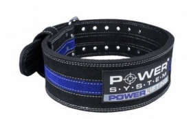 Пояс для пауерліфтингу Power System Power Lifting (PS 3800 Black / Blue)