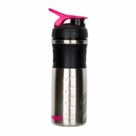 Пляшка спортивна-шейкер BlenderBottle SportMixer Stainless Steel Pink 820мл (з нержавіючої харчової cтали) - Фото №6