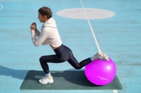 М'яч для фітнесу (фітбол) 65 см Power System Pro Gymball PS-4012, рожевий - Фото №9