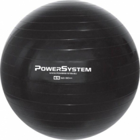 М'яч для фітнесу (фітбол) 65 см Power System Pro Gymball PS-4012, чорний