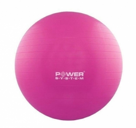 М'яч для фітнесу (фітбол) 75 см Power System Pro Gymball (4013PI-0), рожевий - Фото №2