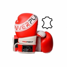 Рукавички боксерські PowerPlay 3023 A (PP_3023A_Red-White) - червоно-білі