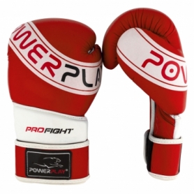 Перчатки боксерские PowerPlay 3023 A (PP_3023A_Red-White) - красно-белые - Фото №4