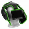 Шлем боксерский тренировочный PowerPlay 3068 PU + Amara (PP_3068_Black/Green) - черно-зеленый - Фото №4