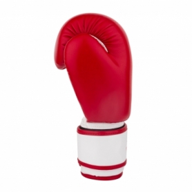 Перчатки боксерские PowerPlay 3004 JR (PP_3004JR_Red/White) - красно-белые - Фото №2