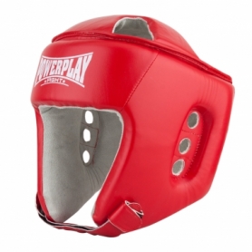 Шлем боксерский турнирный PowerPlay 3084 (PP_3084_Red) - красный