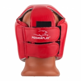 Шлем боксерский турнирный PowerPlay 3084 (PP_3084_Red) - красный - Фото №4