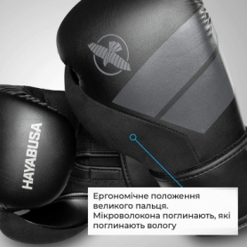 Перчатки боксерские Hayabusa S4 (Original) (HB_S4_Black) - черные - Фото №6