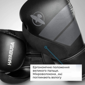 Перчатки боксерские Hayabusa S4 (Original) (HB_S4_Black) - черные - Фото №7
