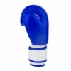 Перчатки боксерские PowerPlay 3004 JR (PP_3004JR_Blue/White) - сине-белые - Фото №3