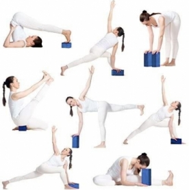Блок для йоги PowerPlay 4006 Yoga Brick (PP_4006_Blue_Yoga_Brick) - Фото №4