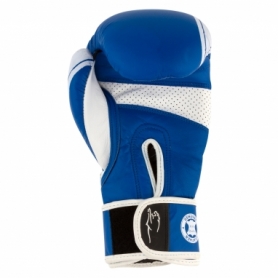 Перчатки боксерские PowerPlay 3023 A (PP_3023A_Blue) - сине-белые - Фото №7