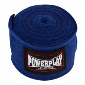 Бинты для бокса PowerPlay 3047, 4 м - синие - Фото №5