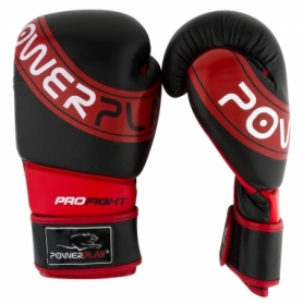 Перчатки боксерские PowerPlay 3023 A (PP_3023A_Black-Red) - черно-красные - Фото №7