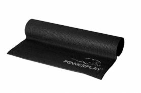 Килимок для йоги та фітнесу PowerPlay (4010) - чорний, 173х61х0.6 - Фото №2