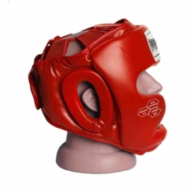 Шлем боксерский тренировочный PowerPlay 3043 (PP_3043_XS_Red) - красный - Фото №2