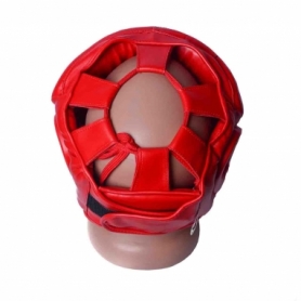Шлем боксерский тренировочный PowerPlay 3043 (PP_3043_XS_Red) - красный - Фото №3