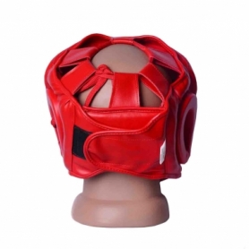 Шлем боксерский тренировочный PowerPlay 3043 (PP_3043_XS_Red) - красный - Фото №4