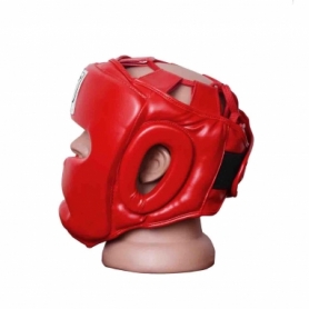 Шлем боксерский тренировочный PowerPlay 3043 (PP_3043_XS_Red) - красный - Фото №6