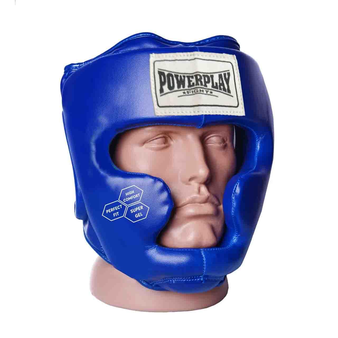 

Шлем боксерский тренировочный PowerPlay 3043 (PP_3043_Blue) - синий