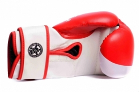 Перчатки боксерские PowerPlay 3021-2 (PP_3021_2P_Red_White) - Фото №4