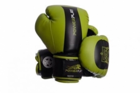 Перчатки боксерские PowerPlay (PP_3003_Lime) - зеленые