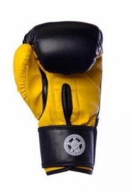 Перчатки боксерские PowerPlay (PP_3001_Black_Yellow) - Фото №2