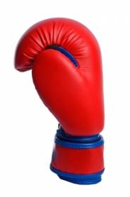 Перчатки боксерские PowerPlay 3004 JR (PP_3004JR_Red/Blue) - красно-синие - Фото №2