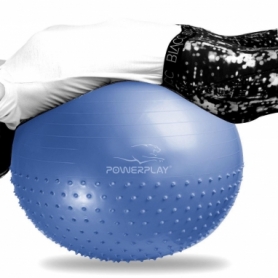 Мяч для фитнеса (фитбол) 65 см PowerPlay 4003 сиреневый - Фото №4