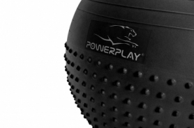 Мяч для фитнеса (фитбол) 75 см PowerPlay 4003 темно-серый - Фото №2