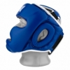 Шлем боксерский тренировочный PowerPlay 3068 PU + Amara (PP_3068_Blue/White) - сине-белый - Фото №3