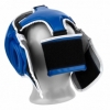 Шлем боксерский тренировочный PowerPlay 3068 PU + Amara (PP_3068_Blue/White) - сине-белый - Фото №4