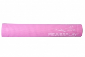 Коврик для фитнеса и йоги PowerPlay (PP_4010_Pink_(173*0,4)) - Фото №3