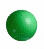 Мяч для фитнеса (фитбол) массажный 65 см PowerPlay 4002 (PP_4002_D65_Green), 65 см - Фото №2