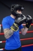 Шлем боксерский тренировочный PowerPlay 3067 з бампером PU + Amara (PP_3067_Black) - Фото №10