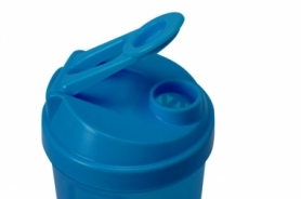 Шейкер спортивный с контейнером Shaker360 - синий, 500 мл - Фото №3