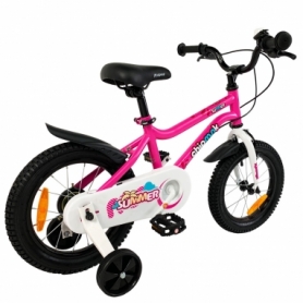 Велосипед детский RoyalBaby Chipmunk MK 14" (CM14-1-pink) - розовый - Фото №5
