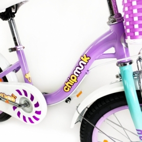 Велосипед дитячий RoyalBaby Chipmunk MM Girls 14 фіолетовий, рама - 14 "(CM14-2-purple) - Фото №4