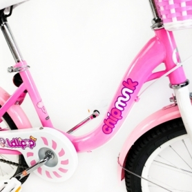 Велосипед детский RoyalBaby Chipmunk MM Girls 16" (CM16-2-pink) - розовый - Фото №4