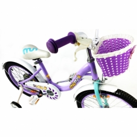 Велосипед детский RoyalBaby Chipmunk MM Girls 18" (CM18-2-purple) - фиолетовый - Фото №4