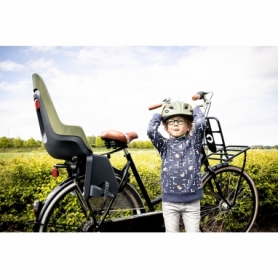 Велокресло детское Bobike Maxi One серое (8012200003) - Фото №8