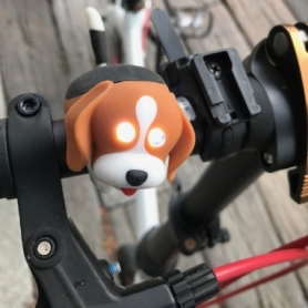 Мигалка на руль для детского велосипеда Zoonimal Собака, 63х38х47 мм (Z211_6D_DO) - Фото №2
