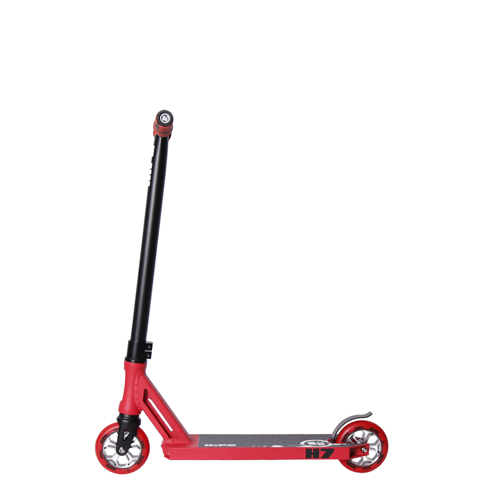 

Самокат трюковый Hipe H7 (800016) - черно-красный
